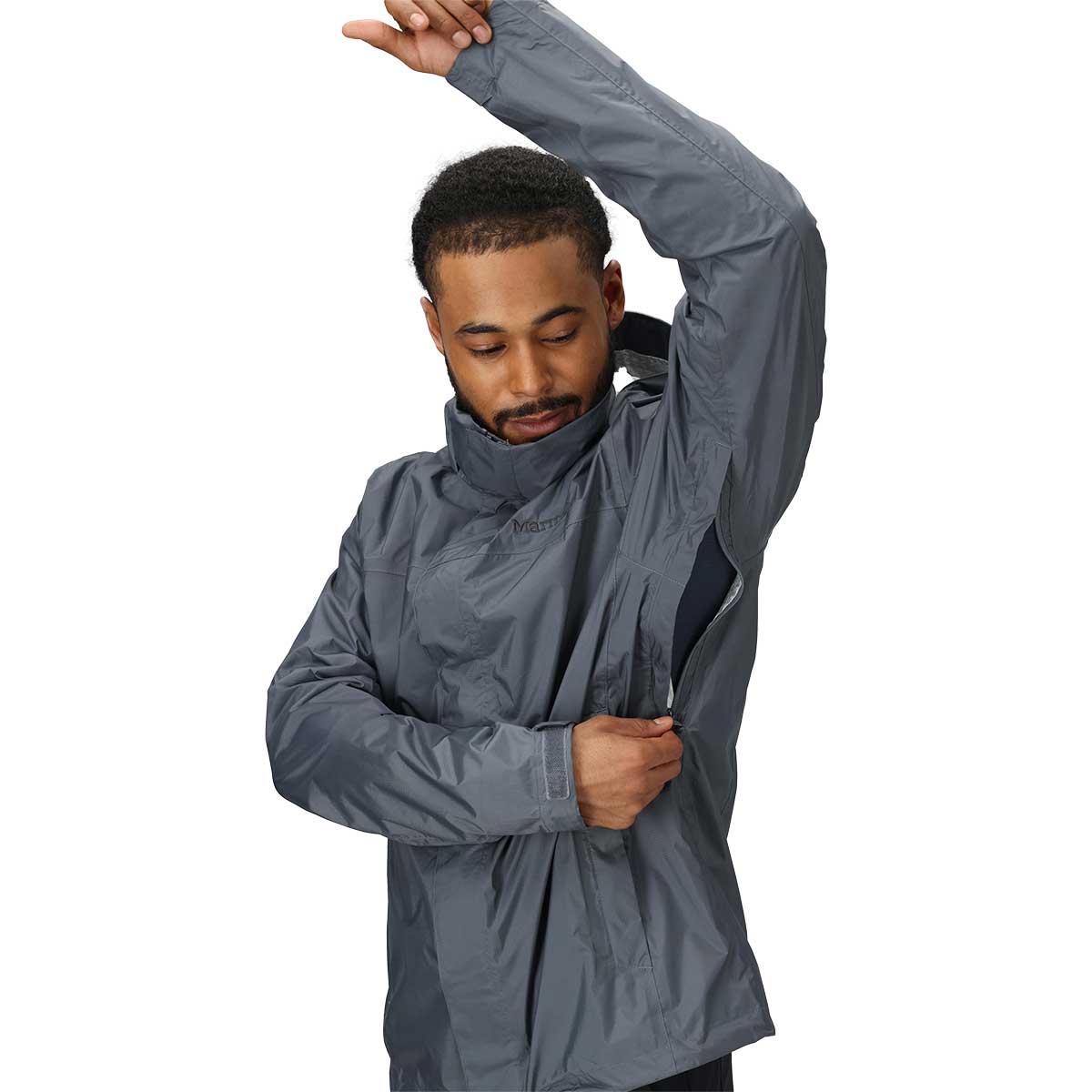 PreCip Eco Jacket Men's in Steel Onyx